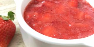 Recette coulis de fraise sans mixeur par Tout au naturel